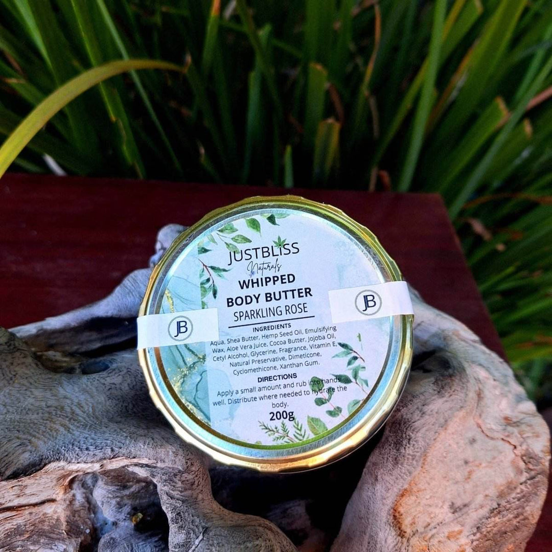 Whipped Body Butter – Deeply Hydrating Plant-Based Moisturizer, 200g - JUSTBLiSS Naturals