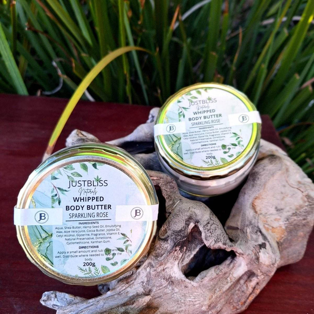 Whipped Body Butter – Deeply Hydrating Plant-Based Moisturizer, 200g - JUSTBLiSS Naturals