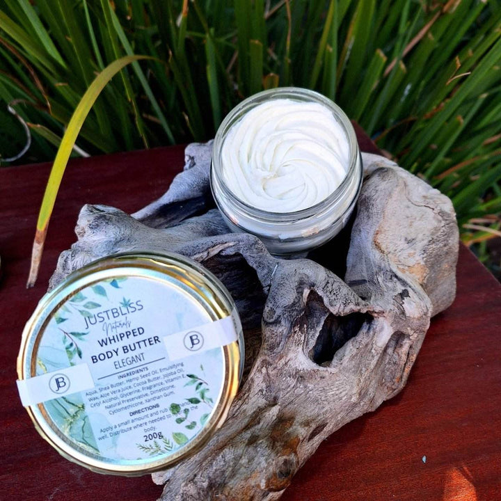 Whipped Body Butter – Deeply Hydrating Plant-Based Moisturizer, 200g - JUSTBLiSS Naturals