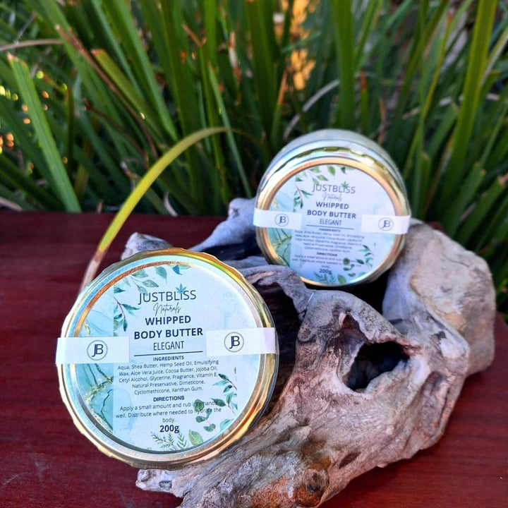 Whipped Body Butter – Deeply Hydrating Plant-Based Moisturizer, 200g - JUSTBLiSS Naturals