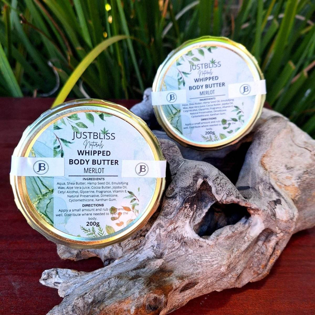 Whipped Body Butter – Deeply Hydrating Plant-Based Moisturizer, 200g - JUSTBLiSS Naturals