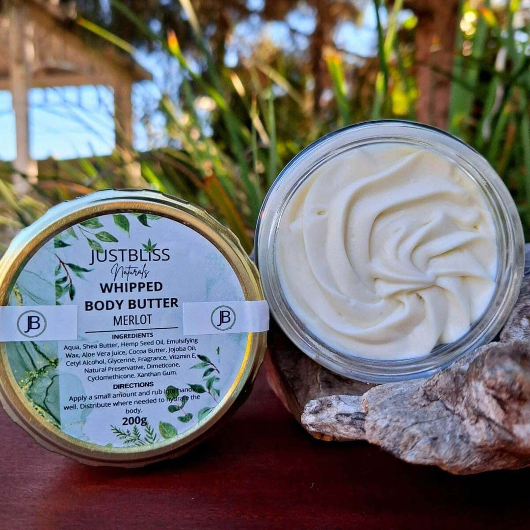 Whipped Body Butter – Deeply Hydrating Plant-Based Moisturizer, 200g - JUSTBLiSS Naturals