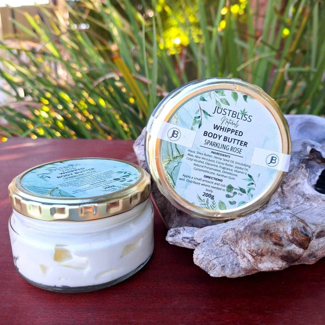 Whipped Body Butter – Deeply Hydrating Plant-Based Moisturizer, 200g - JUSTBLiSS Naturals