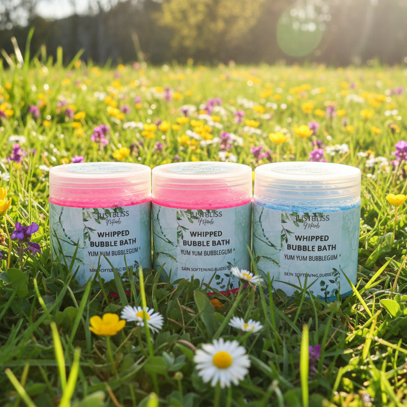 Whipped Bubble Bath – Yum Yum Bubblegum | Creamy, Plant-Based Fun - JUSTBLiSS Naturals