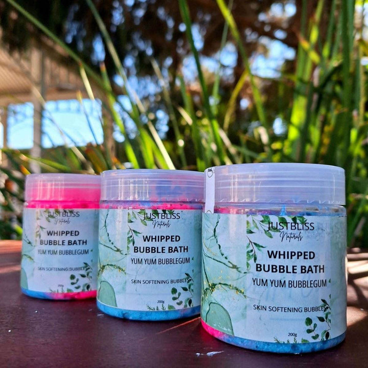 Whipped Bubble Bath – Yum Yum Bubblegum | Creamy, Plant-Based Fun - JUSTBLiSS Naturals
