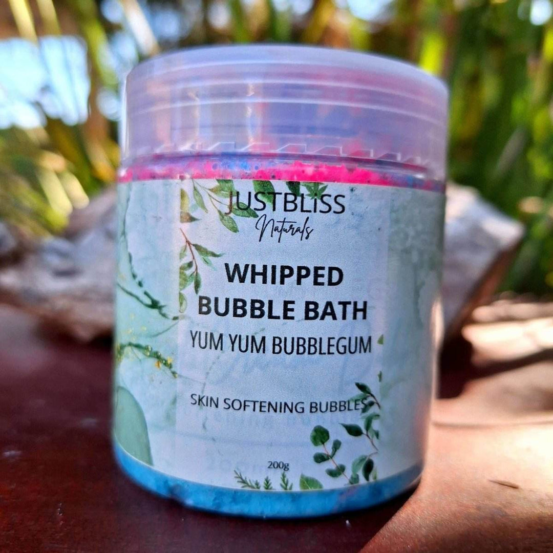 Whipped Bubble Bath – Yum Yum Bubblegum | Creamy, Plant-Based Fun - JUSTBLiSS Naturals