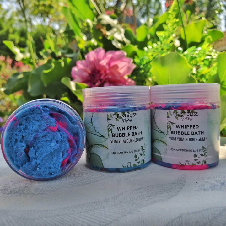 Whipped Bubble Bath – Yum Yum Bubblegum | Creamy, Plant-Based Fun - JUSTBLiSS Naturals