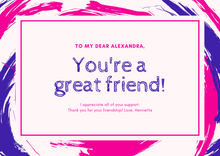 Load image into Gallery viewer, JUSTBLISS GREETING CARD: Friendship
