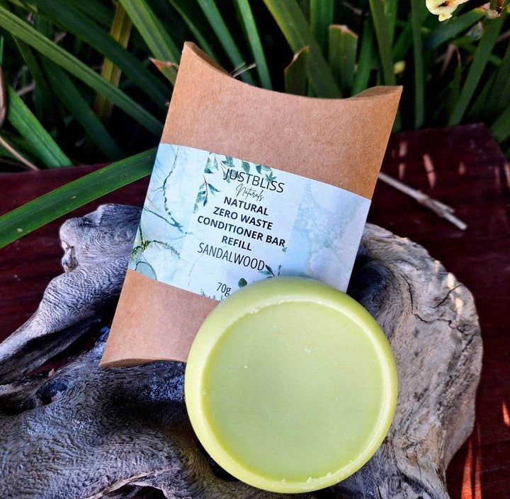 Zero Waste Conditioner Bar Refill – Nourishing Plastic-Free Hair Care - JUSTBLiSS Naturals