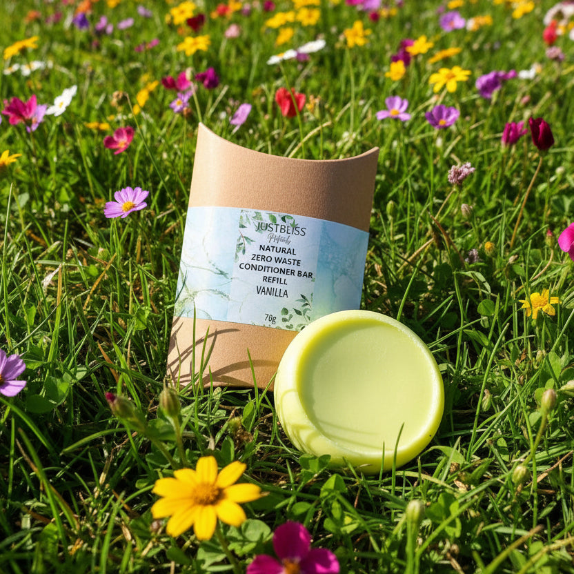 Zero Waste Conditioner Bar Refill – Nourishing Plastic-Free Hair Care - JUSTBLiSS Naturals