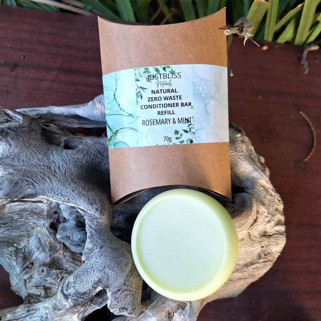 Zero Waste Conditioner Bar Refill – Nourishing Plastic-Free Hair Care - JUSTBLiSS Naturals