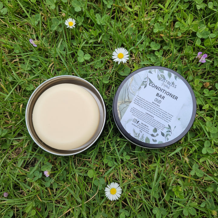 Zero Waste Conditioner Bar in Tin – Nourishing Plastic-Free Hair Care