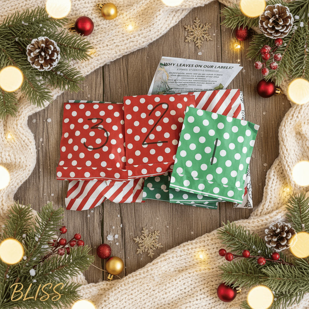 Advent Calendar Gift Box – 25 Days of Natural Bath & Wellness JUSTBLiSS Naturals