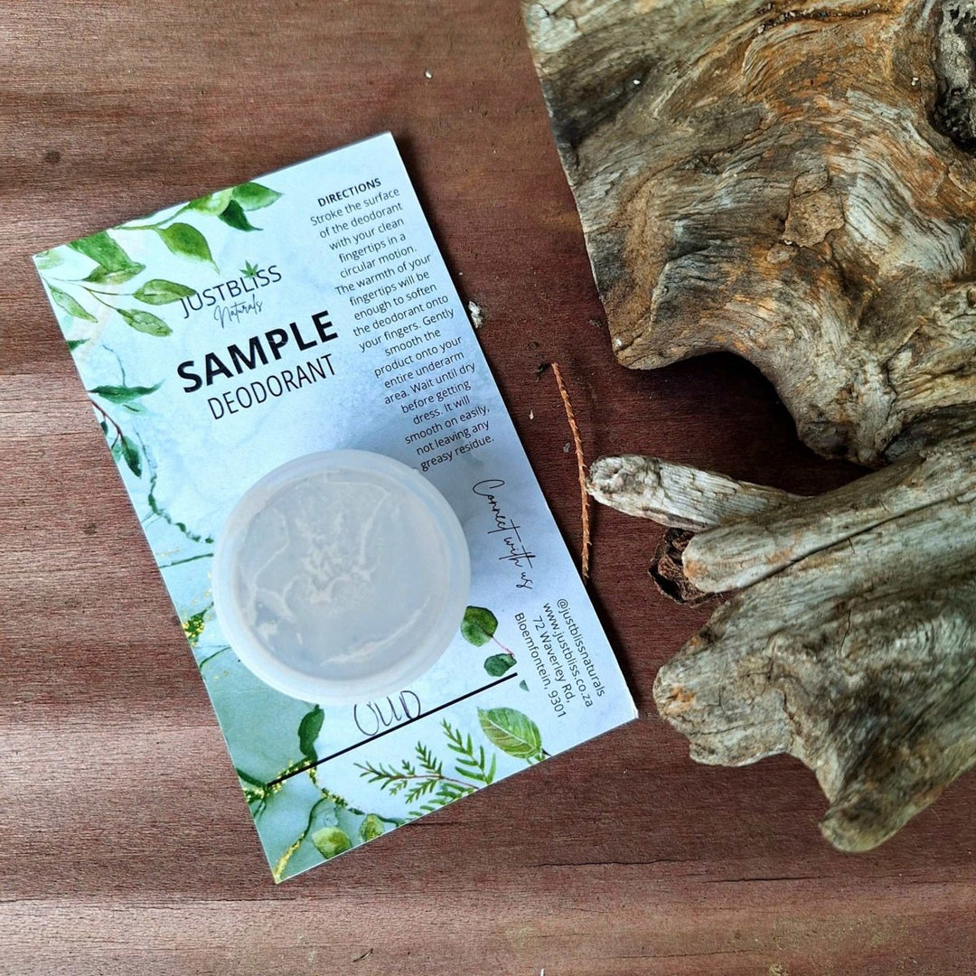 Aluminium Free Deodorant Sample - Natural Freshness, Anytime - JUSTBLiSS Naturals