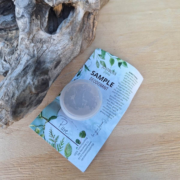 Aluminium Free Deodorant Sample - Natural Freshness, Anytime - JUSTBLiSS Naturals