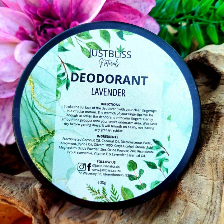Aluminium - Free Natural Deodorant – Sensitive Skin, Plant - Based Freshness JUSTBLiSS Naturals