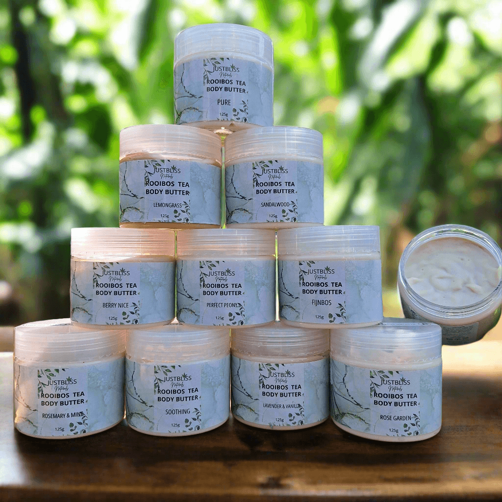 Rooibos Tea Body Butter – Deep Hydration & Antioxidant Care (Various Scents) - JUSTBLiSS Naturals