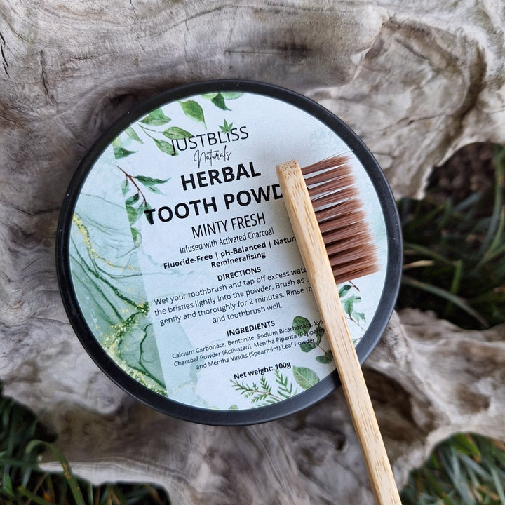 Bamboo Toothbrush - Biodegradable JUSTBLiSS Naturals