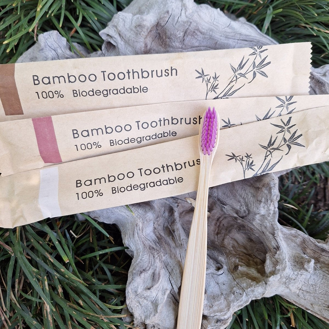 Bamboo Toothbrush - Biodegradable JUSTBLiSS Naturals