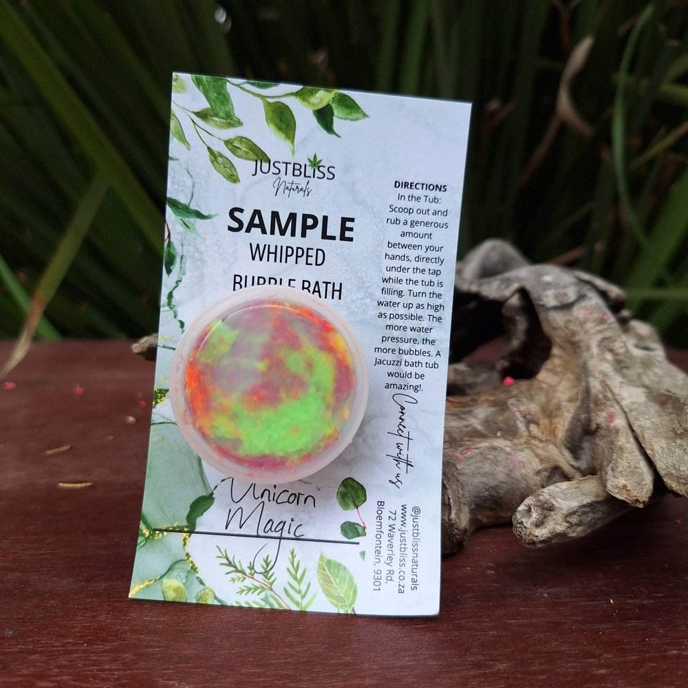 BATH & SHOWER MOUSSE: Sample - 15ml - JUSTBLiSS Naturals