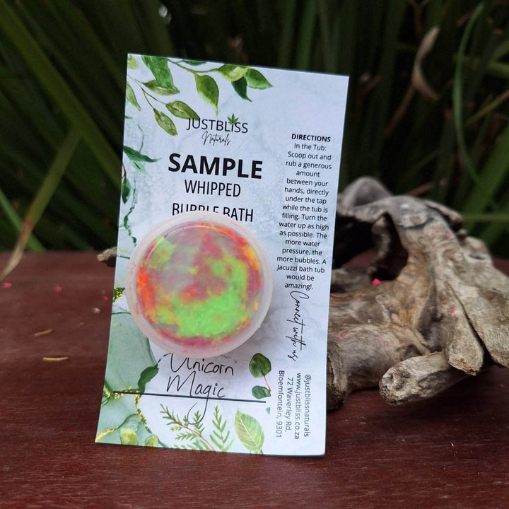 BATH & SHOWER MOUSSE: Sample - 15ml - JUSTBLiSS Naturals