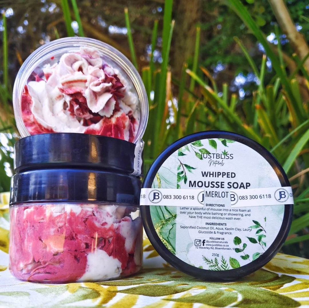 BATH & SHOWER MOUSSE: (Various Scents) - JUSTBLiSS Naturals
