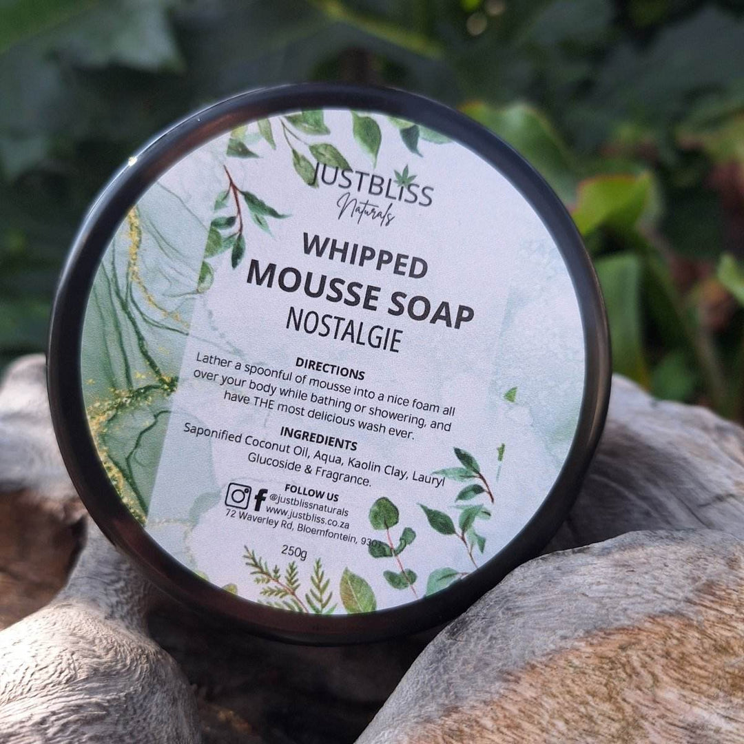 BATH & SHOWER MOUSSE: (Various Scents) - JUSTBLiSS Naturals