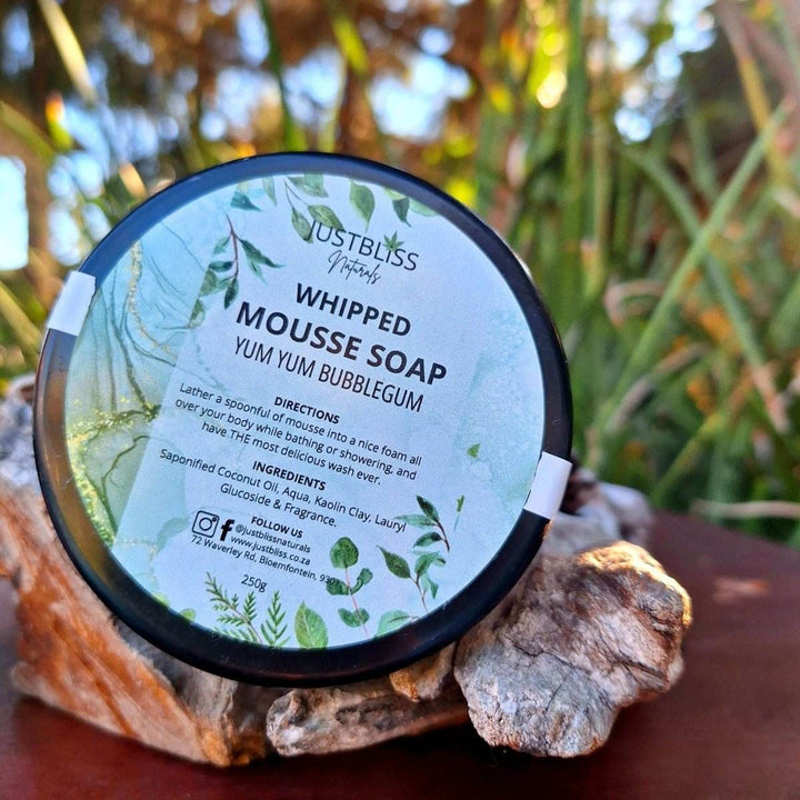 BATH & SHOWER MOUSSE: Yum Yum Bubblegum - JUSTBLiSS Naturals