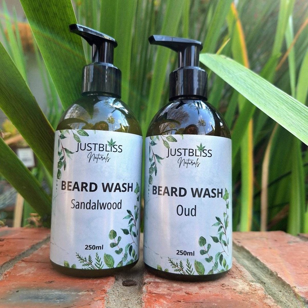 Natural Beard Wash – Sulphate-Free, Nourishing Cleanser (Various Scents) - JUSTBLiSS Naturals