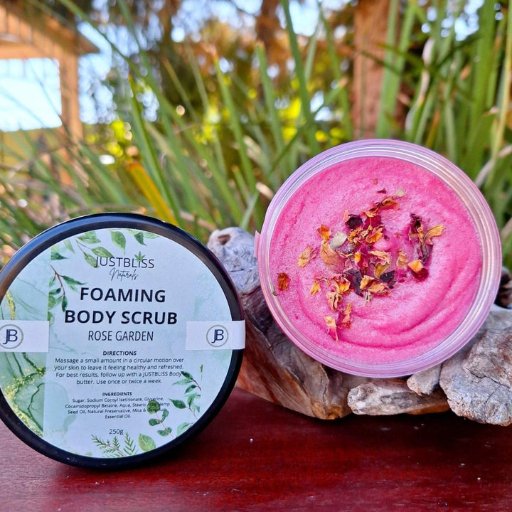 BODY: Foaming Body Scrubs - Choose your Scent - JUSTBLiSS Naturals