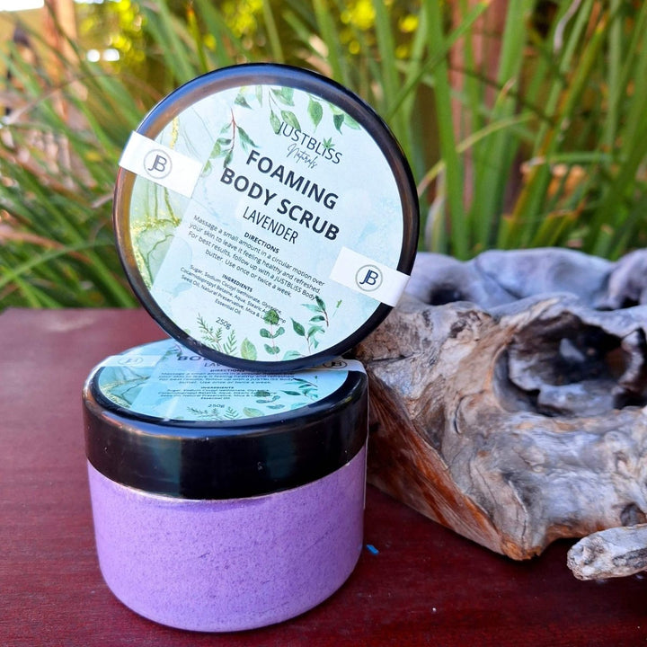 BODY: Foaming Body Scrubs - Choose your Scent - JUSTBLiSS Naturals