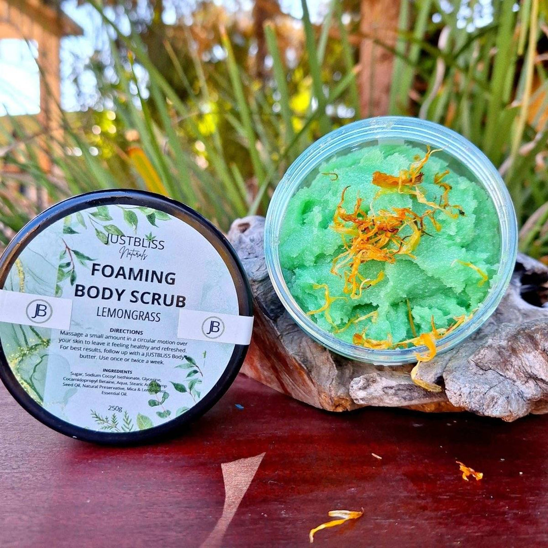 BODY: Foaming Body Scrubs - Choose your Scent - JUSTBLiSS Naturals