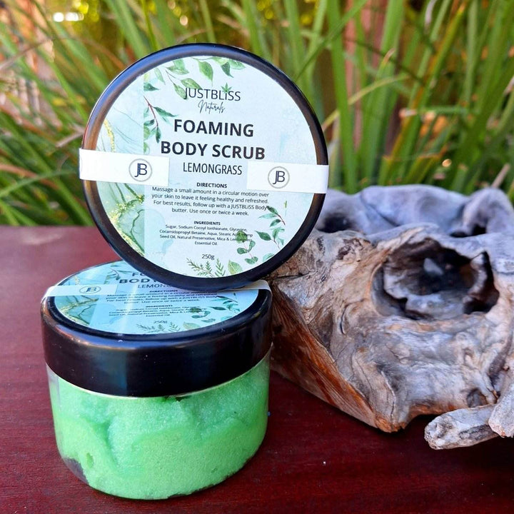 BODY: Foaming Body Scrubs - Choose your Scent - JUSTBLiSS Naturals