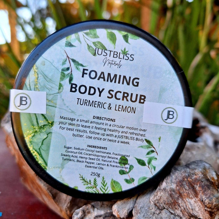 BODY: Foaming Body Scrubs - Choose your Scent - JUSTBLiSS Naturals