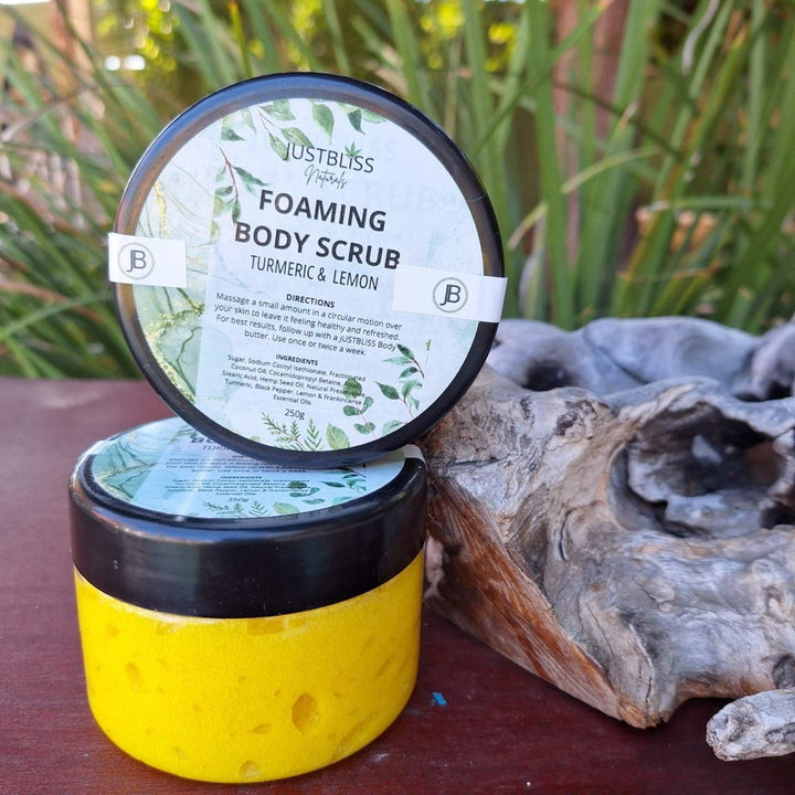 BODY: Foaming Body Scrubs - Choose your Scent - JUSTBLiSS Naturals