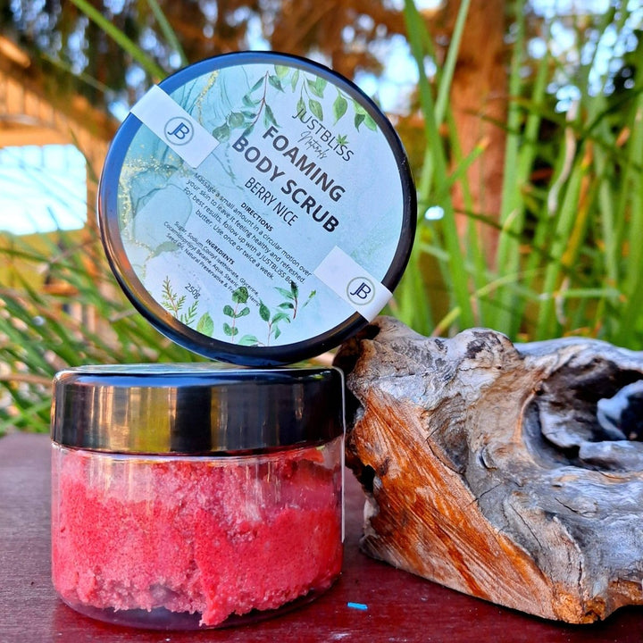 BODY: Foaming Body Scrubs - Choose your Scent - JUSTBLiSS Naturals