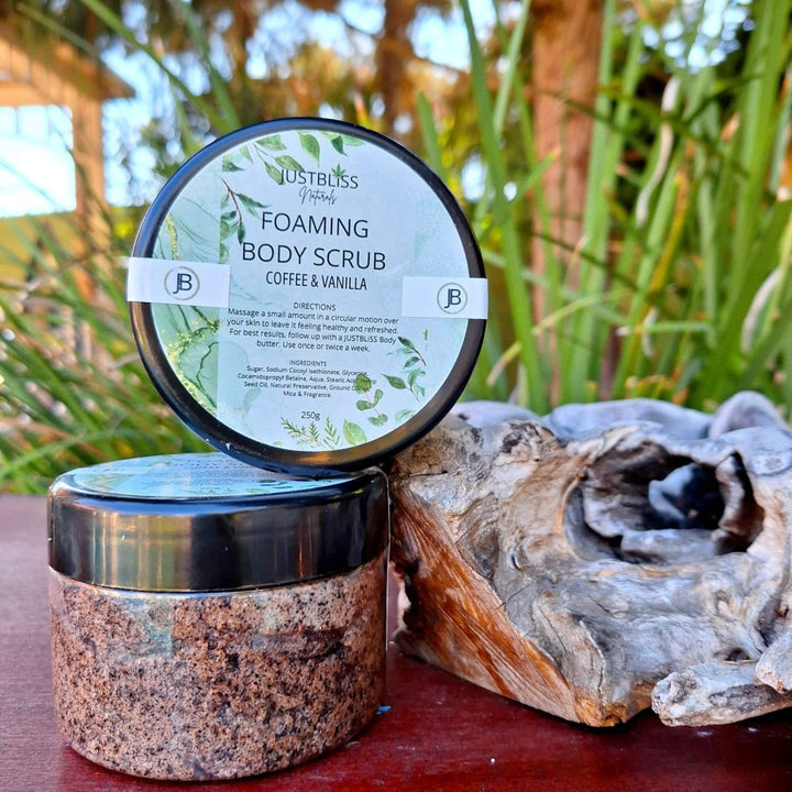 BODY: Foaming Body Scrubs - Choose your Scent - JUSTBLiSS Naturals
