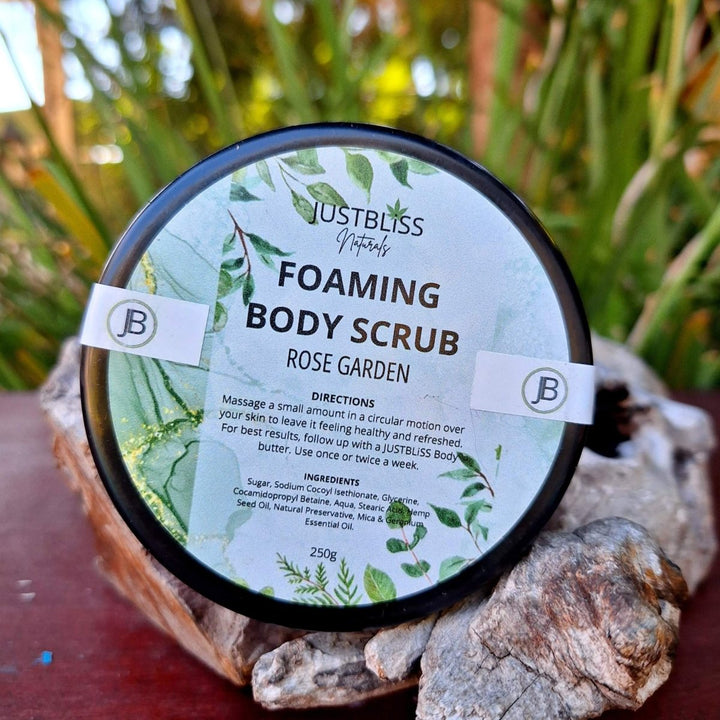 BODY: Foaming Body Scrubs - Choose your Scent - JUSTBLiSS Naturals