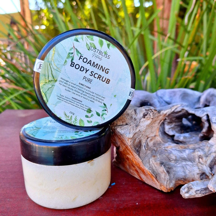 BODY: Foaming Body Scrubs - Choose your Scent - JUSTBLiSS Naturals