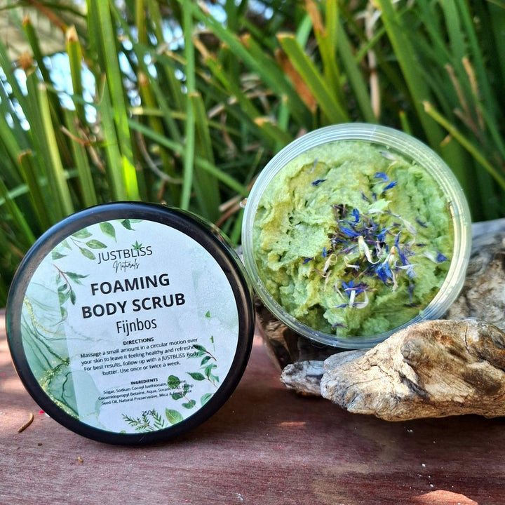 BODY: Foaming Body Scrubs - Choose your Scent - JUSTBLiSS Naturals