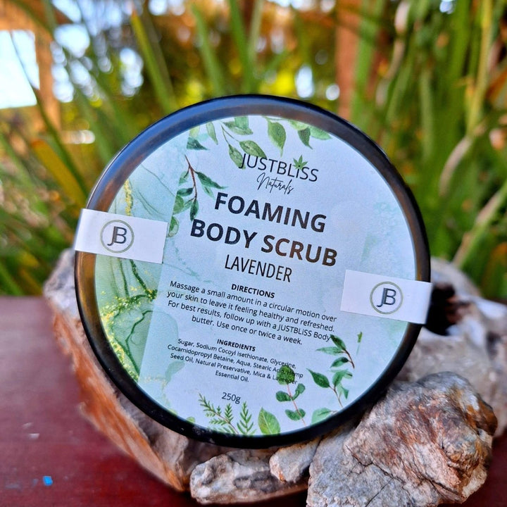 BODY: Foaming Body Scrubs - Choose your Scent - JUSTBLiSS Naturals