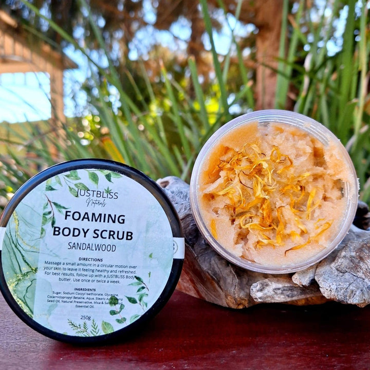 BODY: Foaming Body Scrubs - Choose your Scent - JUSTBLiSS Naturals