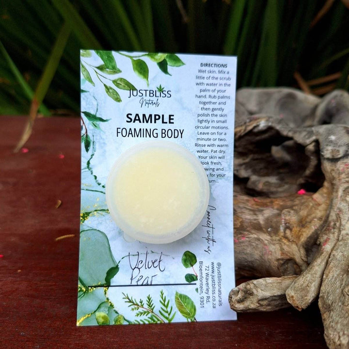 BODY SCRUB: Sample - 15ml - JUSTBLiSS Naturals
