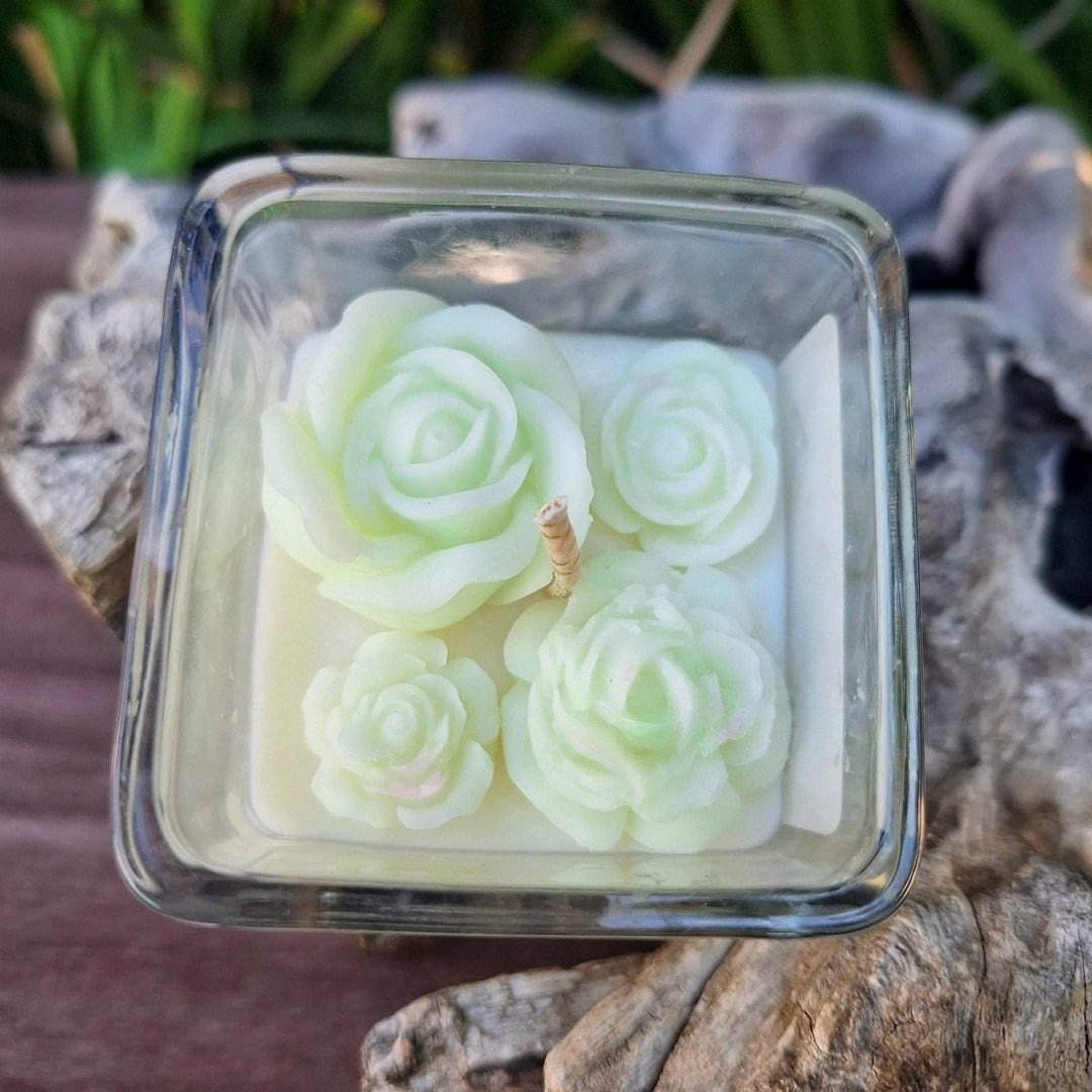 CACTUS FLOWER CANDLE: Succulent Garden (75g) - JUSTBLiSS Naturals