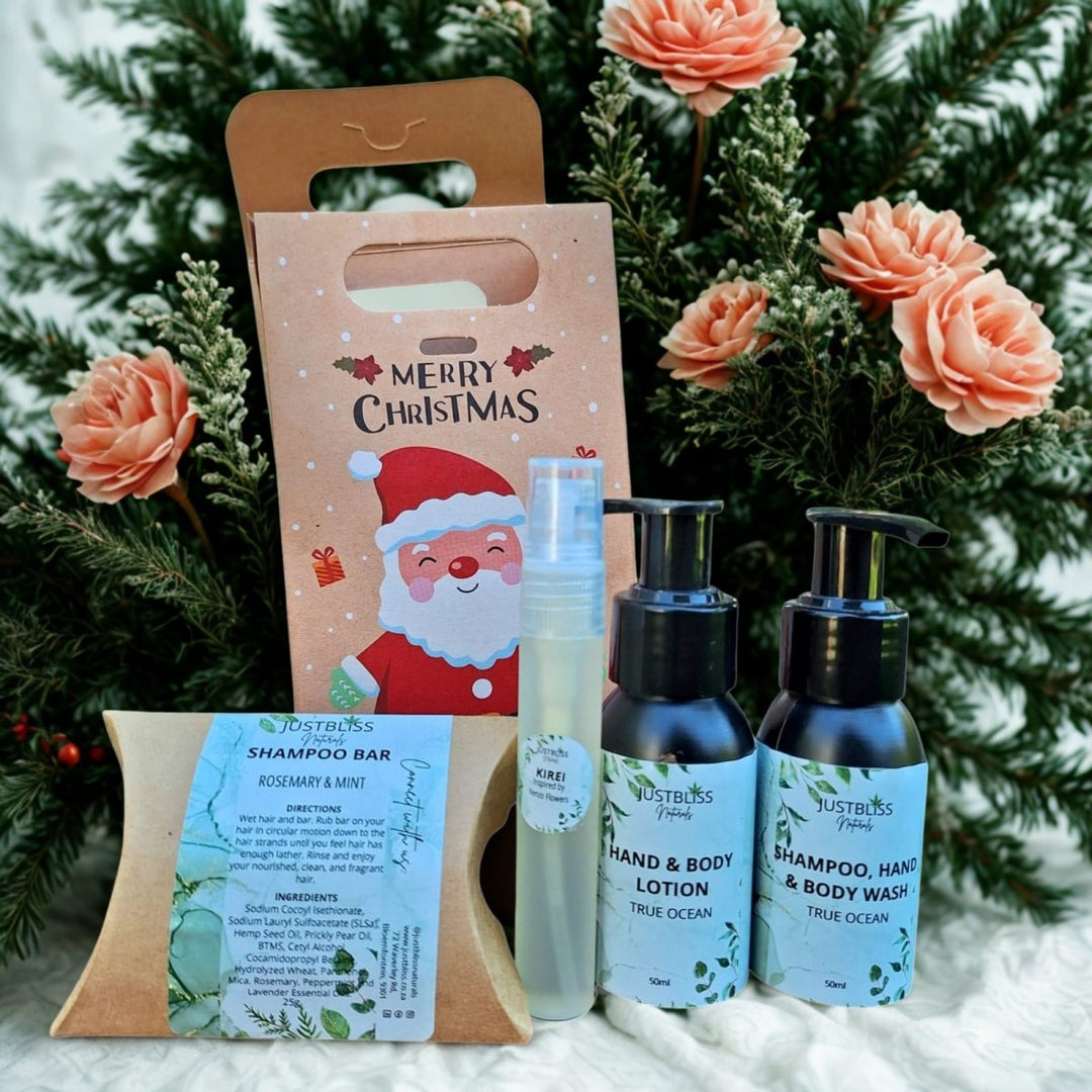 Christmas Bliss Box - Your Perfect Christmas Gift of Self - Care JUSTBLiSS Naturals