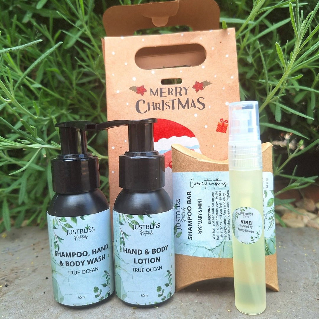 Christmas Bliss Box - Your Perfect Christmas Gift of Self - Care JUSTBLiSS Naturals