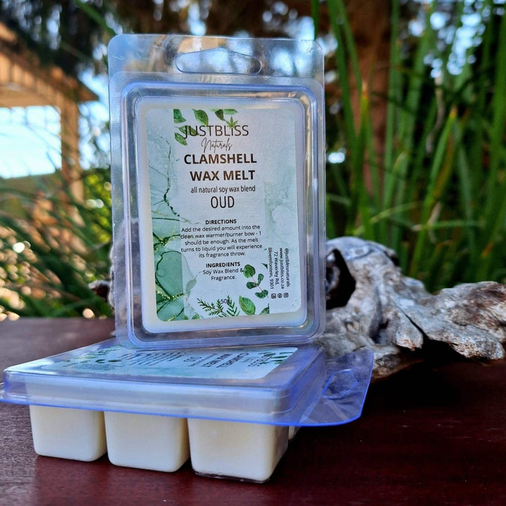 CLAMSHELL WAX MELTS: for a Serene Atmosphere - JUSTBLiSS Naturals