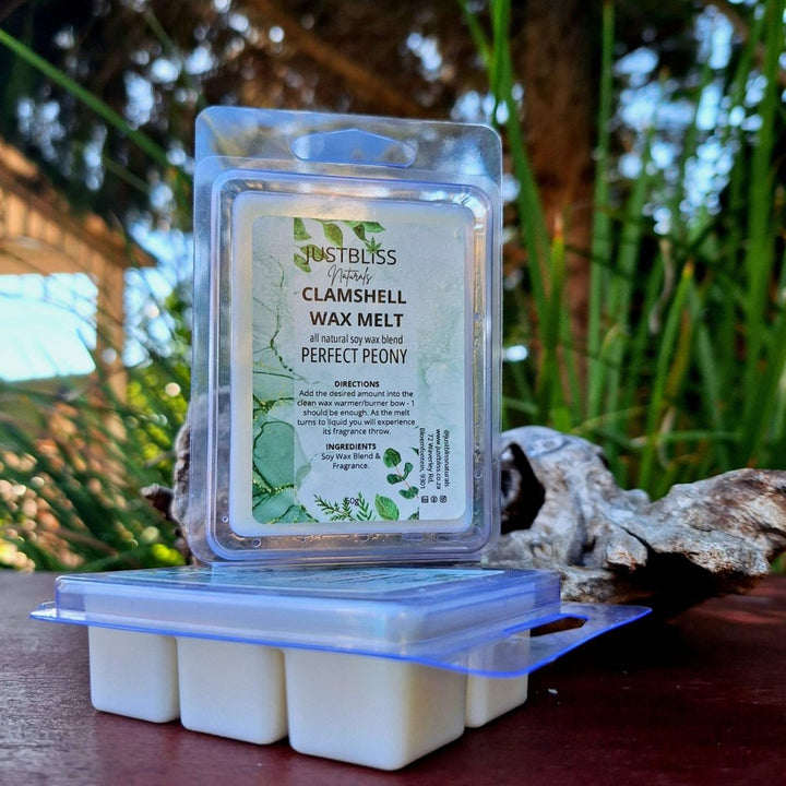 CLAMSHELL WAX MELTS: for a Serene Atmosphere - JUSTBLiSS Naturals