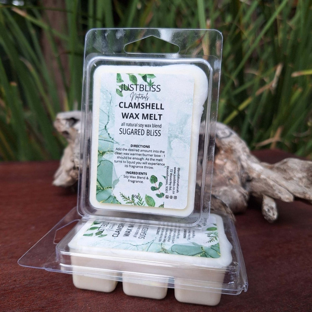 CLAMSHELL WAX MELTS: for a Serene Atmosphere - JUSTBLiSS Naturals