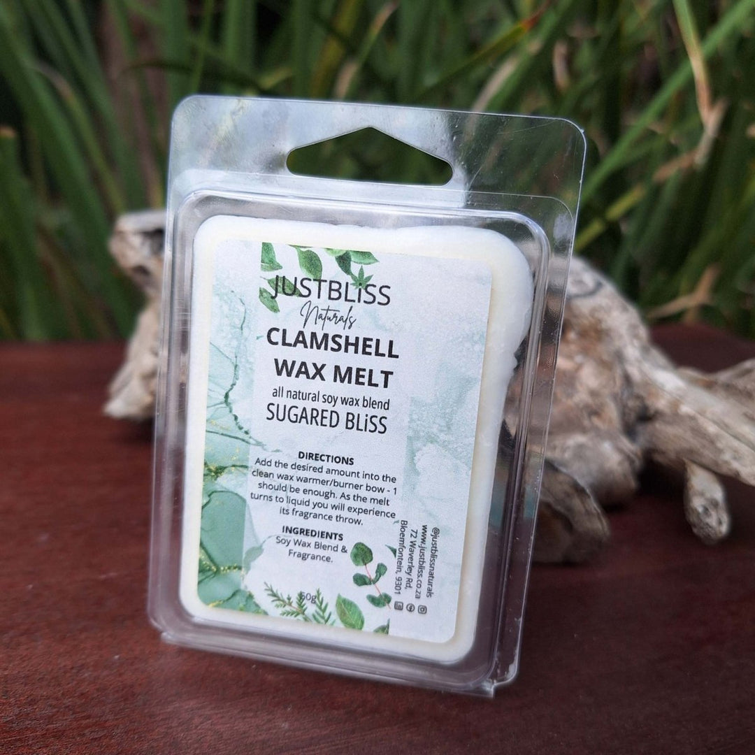 CLAMSHELL WAX MELTS: for a Serene Atmosphere - JUSTBLiSS Naturals